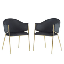 Load image into Gallery viewer, Modern Upholstered Dining Chair With Frame And Plush Velvet
