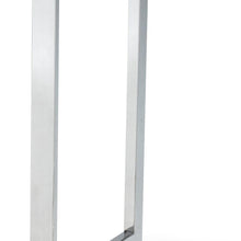 Load image into Gallery viewer, 59" Wood And Metal Pedestal Base Square Dining Table - White
