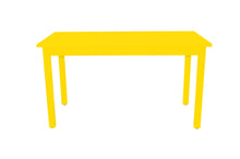 Load image into Gallery viewer, 48" Solid Wood Dining Table - Yellow
