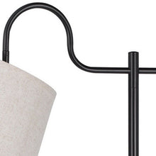 Load image into Gallery viewer, Adjustable Traditional Shaped Floor Lamp With Gray Square Shade - Bronze
