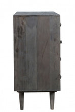Load image into Gallery viewer, Solid Wood Four Drawer Dresser - Dark Gray
