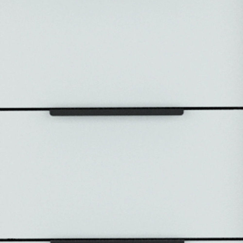 Five Drawer Chest - Brown / White