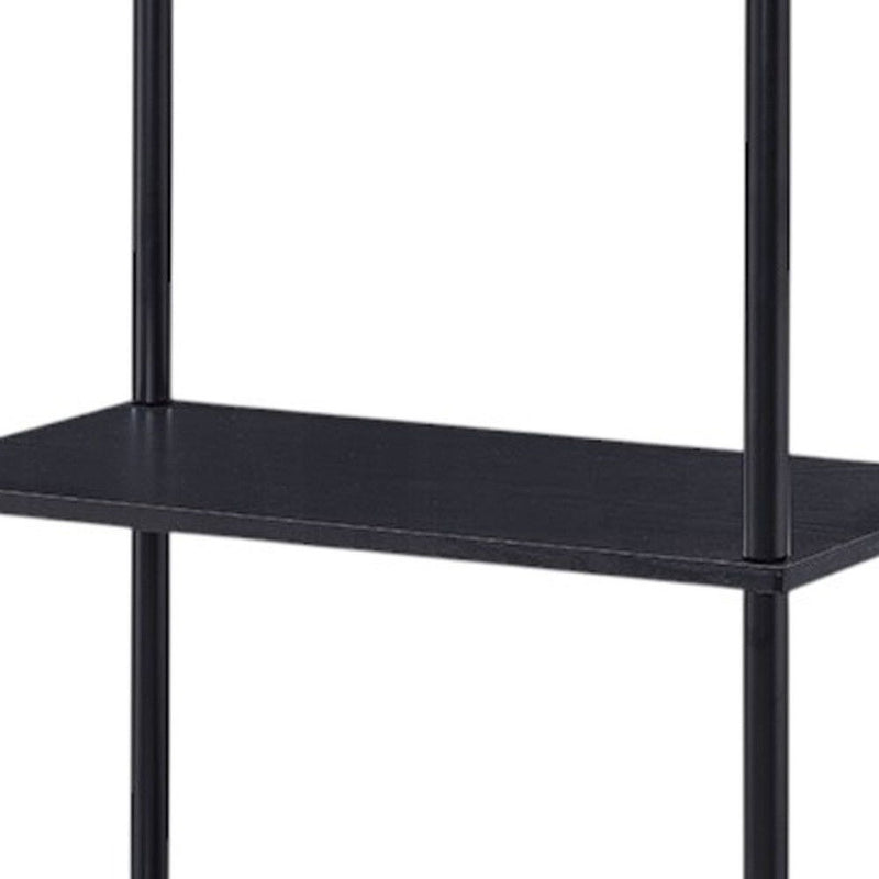 Four Tier Etagere Bookcase (486302) - Black