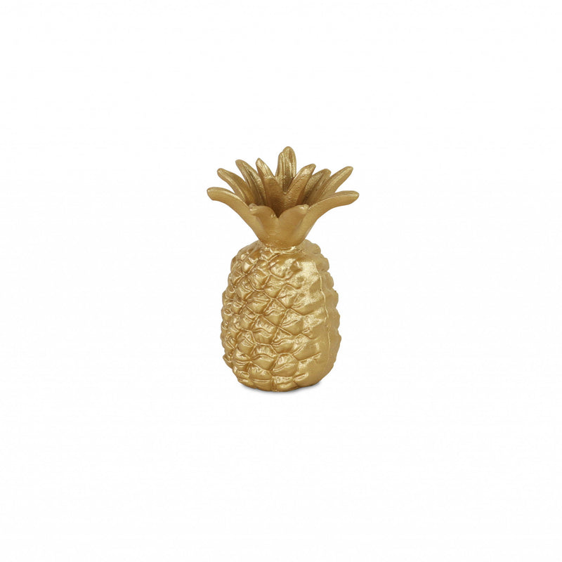 Pineapple Hand Painted Sculpture (483228) - Gold