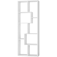 Load image into Gallery viewer, Asymmetrical Display Shelf &amp; Bookcase, 5 Tier
