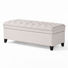 Load image into Gallery viewer, Juliana - Storage Ottoman With Birch Legs
