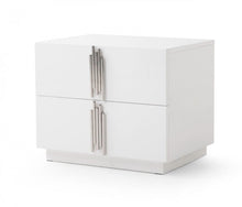 Load image into Gallery viewer, 24" x 18" x 19" Two Drawer Nightstand - White
