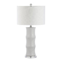 Load image into Gallery viewer, 27" Table Lamp With Drum Shade - White
