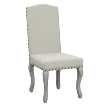 Load image into Gallery viewer, Upholstered Fabric Dining Parsons Chairs (Set of 2) - Beige
