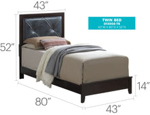 Load image into Gallery viewer, Padded Headboard Bed
