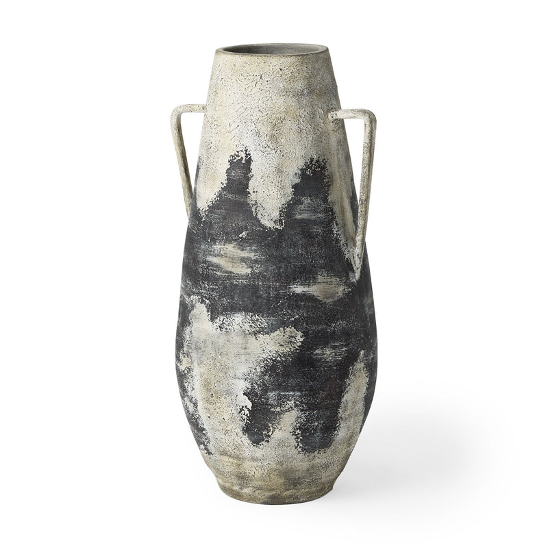 Ombre Amphora Floor Vase (729965) - Black / White