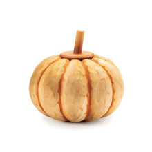 Load image into Gallery viewer, Pumpkin Thanksgiving Pumpkin Tabletop Sculpture (Set of 2) - Orange
