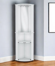Load image into Gallery viewer, 75" Wood Corner Bar Cabinet With Three Shelves - White

