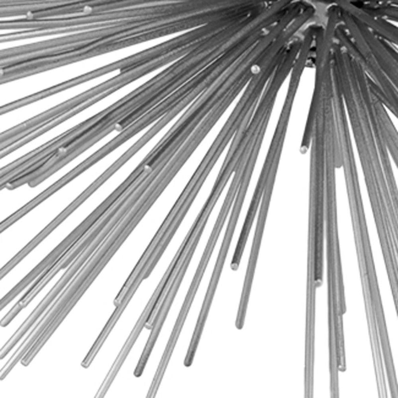 Spiky Sphere Tabletop Sculpture (354764) - Silver