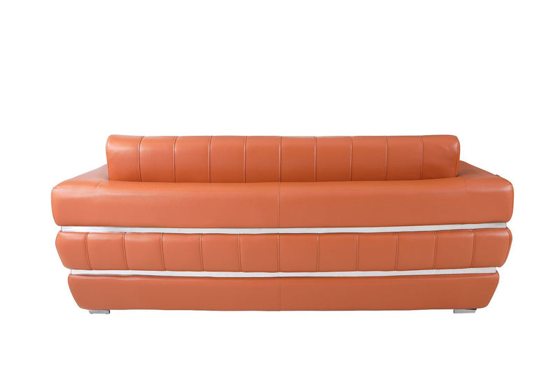 Italian Leather Sofa - Camel