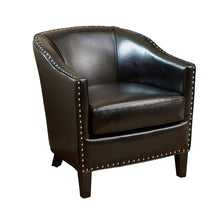 Load image into Gallery viewer, Enigmatica - Upholstered Club Chair With Nailhead Trim
