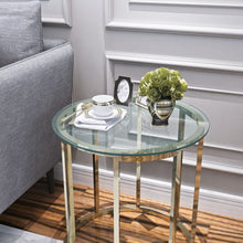 Load image into Gallery viewer, 20&quot; Round Tempered Glass Table Top Clear Glass 1 / 4&quot; Thick Flat Polished Edge - Transparent
