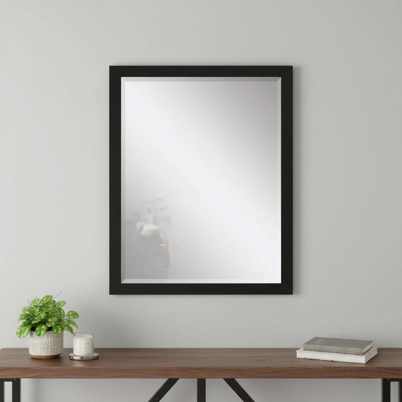 43" Framed Accent Mirror - Black