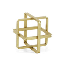 Load image into Gallery viewer, Abstract Hand Painted Sculpture (483264) - Gold

