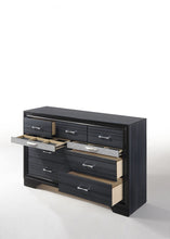 Load image into Gallery viewer, Manufactured Wood Nine Drawer Gentlemans Chest - Black
