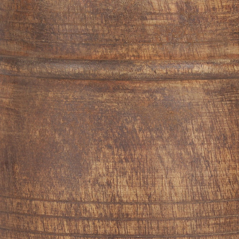Reclaimed Cylinder Table Vase - Brown