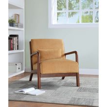Load image into Gallery viewer, Upholstered Armchair With Back Support Pillow
