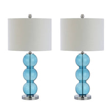 Load image into Gallery viewer, Novelty Table Lamps With Drum Shades (Set of 2) - Sky Blue
