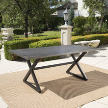 Load image into Gallery viewer, Rolando - Outdoor Aluminum Dining Table With Steel Frame
