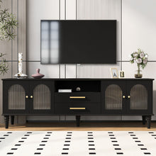 Load image into Gallery viewer, TV Stand For TVs Up To 75", Entertainment Center Media Console For Living Room - Black
