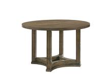Load image into Gallery viewer, Solid Wood Frame Base Round Top Dining Table - Oak
