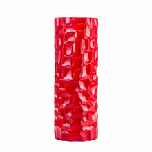 Load image into Gallery viewer, Faceted Geometric Floor Vase - Red
