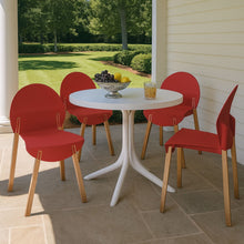 Load image into Gallery viewer, 4 Piece Set Of Single Chairs, Traditional Elements With Round Table
