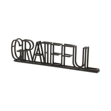Load image into Gallery viewer, Grateful Tabletop Sign - Black
