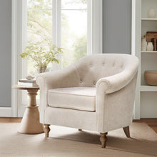 Load image into Gallery viewer, Fayette - Tufted Accent Arm Chair - Cream
