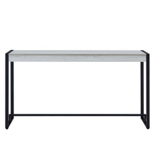 Load image into Gallery viewer, Distressed Sled Console Table - White / Black
