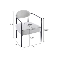 Load image into Gallery viewer, Modern Upholstered Accent Armchair With Pocket Spring Seat
