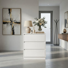 Load image into Gallery viewer, 3 Drawer Nightstand, Bedroom Side Table
