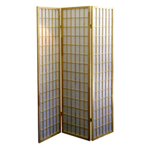Load image into Gallery viewer, Folding Three Panel Screen Room Divider (469130) - Brown
