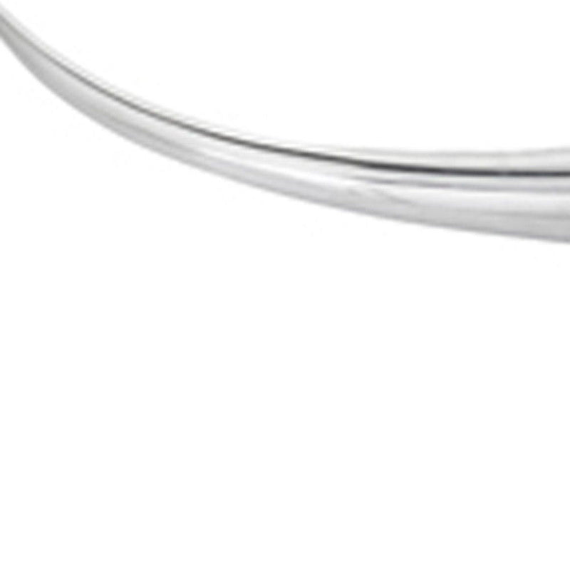 Buffed Decorative Wall Sculpture - Silver