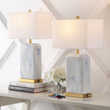 Load image into Gallery viewer, Table Lamps LED With Shades (Set of 2) - Blue
