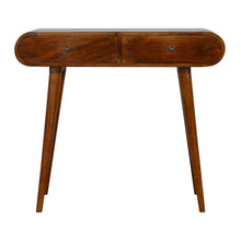 Load image into Gallery viewer, Solid Wood Solid Console Table With Two Drawers (719146) - Brown
