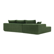 Load image into Gallery viewer, [VIDEO provided] [New] 109*68&quot; Modular Sectional Living Room Sofa Set, Modern Minimalist Style Couch, Upholstered Sleeper Sofa for Living Room, Bedroom, Salon, 2 PC Free Combination, L-Shape, Green
