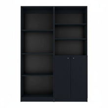 Load image into Gallery viewer, Bookcase With Two Doors (Set of 2) - Black
