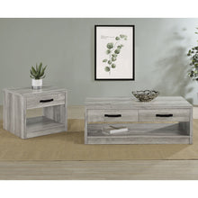 Load image into Gallery viewer, Nuberg - 2 Piece And End Table Set With Storage Drawers - Gray

