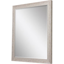 Load image into Gallery viewer, 32" Distressed Wood Framed Accent Mirror - White
