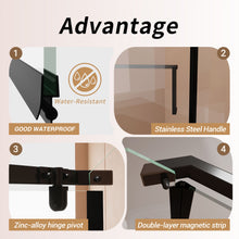 Load image into Gallery viewer, Frameless Neo Angle Shower Door WithTempered Glass
