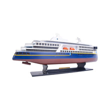 Load image into Gallery viewer, Hand Painted Model Boat (624253) - White / Blue
