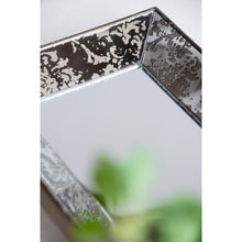 Load image into Gallery viewer, 24" Glass Framed Accent Mirror - Silver
