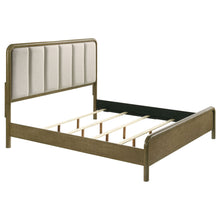 Load image into Gallery viewer, Bernardo - Eastern King Upholstered Bed - Nutmeg Brown
