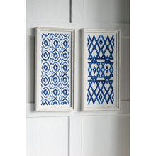 Load image into Gallery viewer, Hanging Sculptures, Modern Wall Art Decor (Set of 2) - White / Blue
